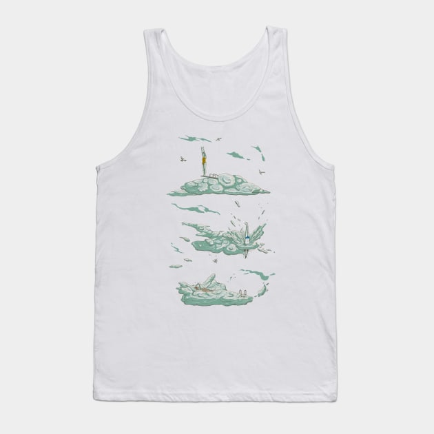 Sky Dive Tank Top by Made With Awesome